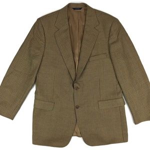 Brooks Brothers Houndstooth Blazer Jacket Size 43R